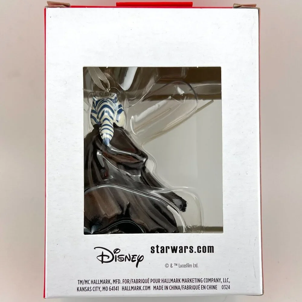 NIB Hallmark Disney Christmas Ornament Star Wars The Mandalorian Ahsoka Tano